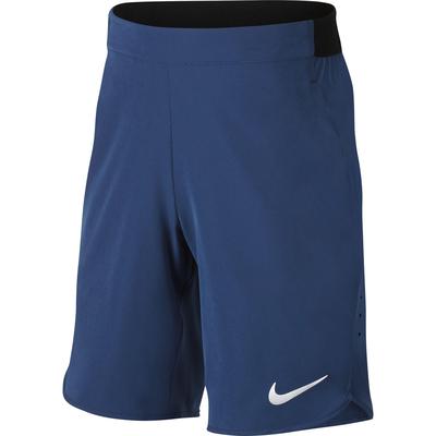 Nike Boys Flex Ace Tennis Shorts - Gym Blue/White  - main image