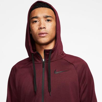 Nike Mens Dry Training Hoodie - Night Maroon - main image