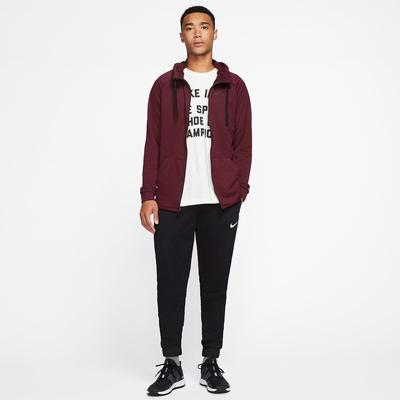 Nike Mens Dry Training Hoodie - Night Maroon - main image