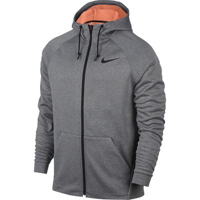 Nike Mens Therma Sphere Training Jacket - Carbon Heather/Hyper Crimson - main image