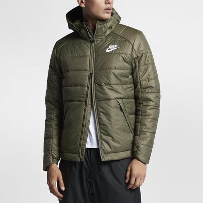 Nike Unisex Sportswear Jacket - Medium Olive/White - main image