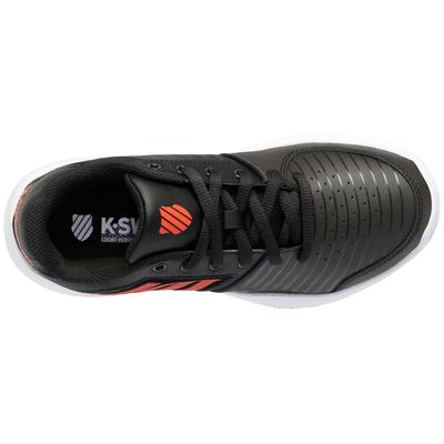 K-Swiss Kids Court Express Omni Tennis Shoes - Black/Orange