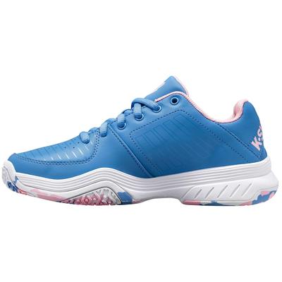 K-Swiss Kids Court Express Omni Tennis Shoes - Light Blue/Pink - main image