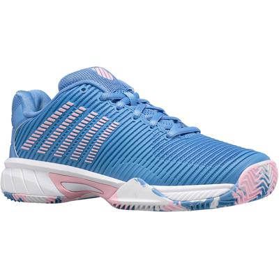K-Swiss Kids Hypercourt Express 2 HB Tennis Shoes - Blue/Pink - main image