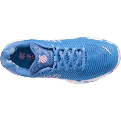 K-Swiss Kids Hypercourt Express 2 HB Tennis Shoes - Blue/Pink - main image