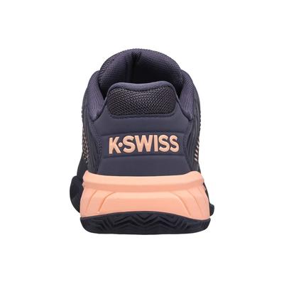 K-Swiss Kids Hypercourt Express 2 HB Tennis Shoes - Graystone/Peach Nectar
