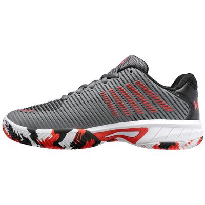 K-Swiss Kids Hypercourt Express 2 HB Tennis Shoes - Grey/Orange - main image
