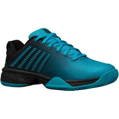 K-Swiss Kids Hypercourt Express 2 HB Tennis Shoes [Sizes: J2-5.5] - Algiers Blue/Black - main image