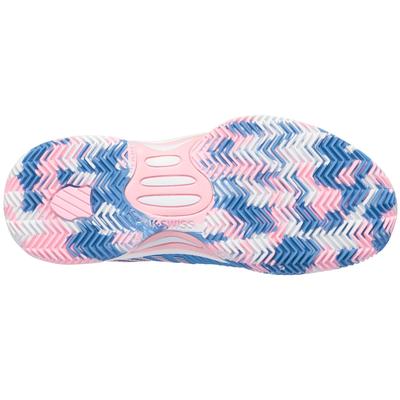 K-Swiss Kids Hypercourt Express 2 HB Tennis Shoes - Blue/Pink - main image