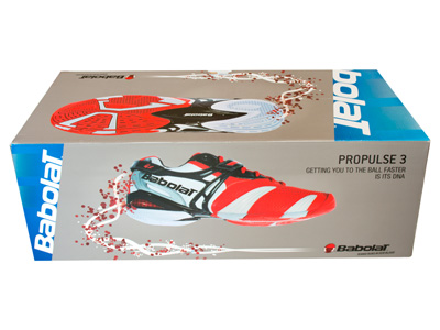 Babolat Jumbo Propulse 3 Tennis Shoe - Red (Size UK30) - Gift Idea - main image