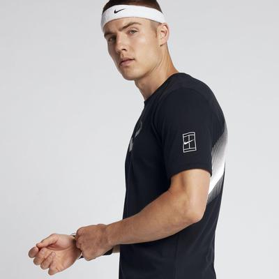 Nike Mens Rafa T-Shirt - Black/White - main image