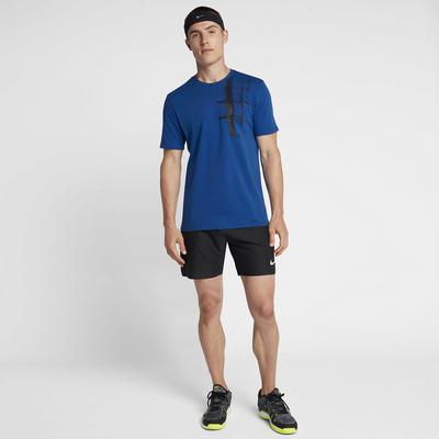 Nike Mens Court Roger Federer Tee - Blue Jay - main image