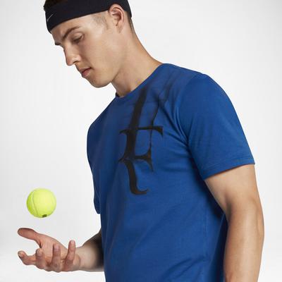Nike Mens Court Roger Federer Tee - Blue Jay - main image