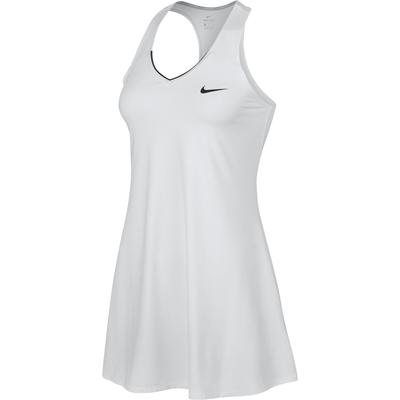 Nike Womens Dry Tennis Dress - White - Tennisnuts.com
