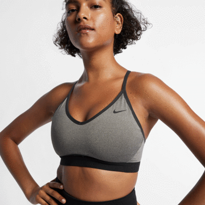 Nike Womens Indy Sports Bra - Grey - main image