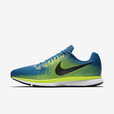 Nike Mens Air Zoom Pegasus 34 Running Shoes - Industrail Blue/Black - main image