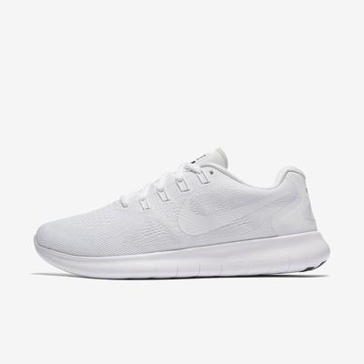 Nike Womens Free RN 2017 Running Shoes - White - main image
