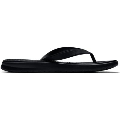 nike solay flip flops black