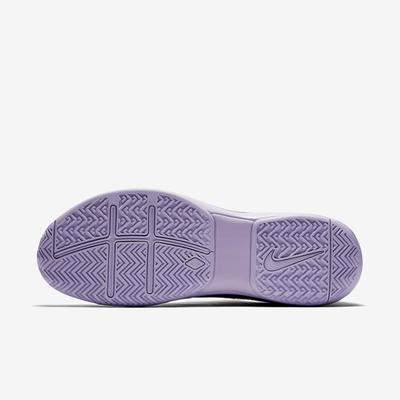 Nike Mens Zoom Vapor 9.5 Flyknit Tennis Shoes - Black/Hydrangeas