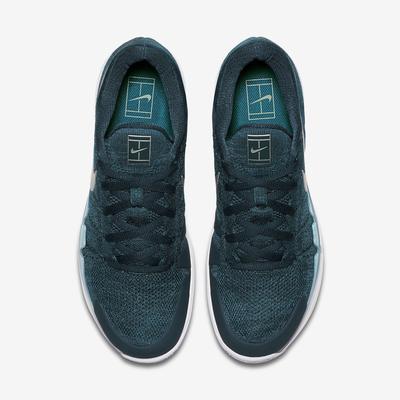 Nike zoom vapor 9.5 tour flyknit teal/silver men's on sale shoe