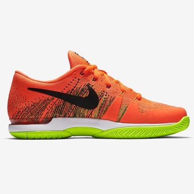 Nike Mens Zoom Vapor 9.5 Flyknit Tennis Shoes - Hyper Orange - main image