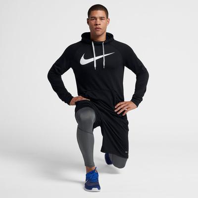 Nike Mens Dry Training Hoodie - Black/White - main image