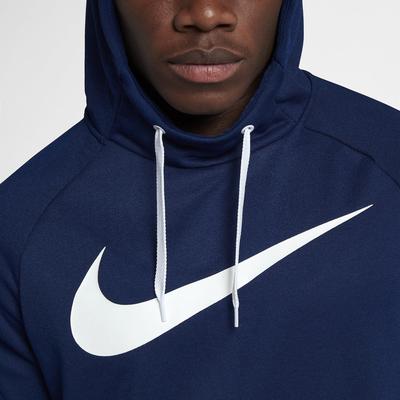 Nike Mens Dry Training Hoodie - Blue Void/Black - main image