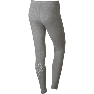Nike Womens Sportswear Club Leggings - Dark Grey Heather/White - main image