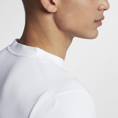 Nike Mens Dri-FIT Advantage Polo - White/Gold Leaf - main image