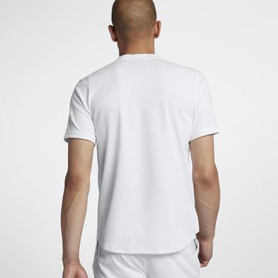 Nike Mens Dri-FIT Advantage Polo - White/Gold Leaf - main image