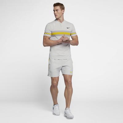 Nike Mens Advantage Tennis Polo - Vast Grey