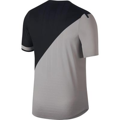 Nike Mens Zonal Cooling Challenger Tennis Top - Black/Grey - main image