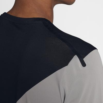 Nike Mens Zonal Cooling Challenger Tennis Top - Black/Grey - main image