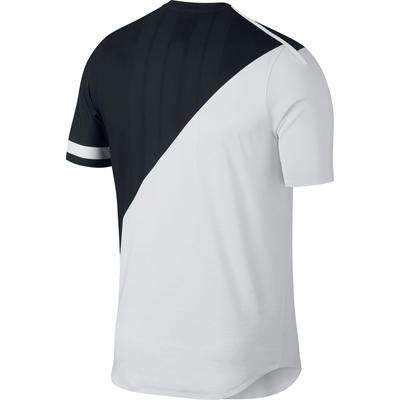 Nike Mens Zonal Cooling Challenger Tennis Top - Black/White - main image
