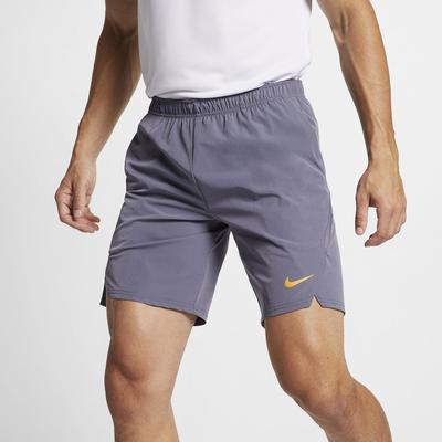 Nike Mens Flex Ace 9 Inch Shorts - Light Carbon/Canyon Gold - main image