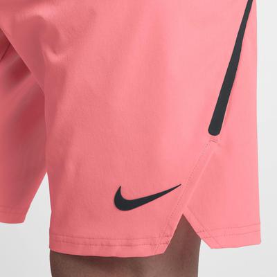 Nike Mens Flex Ace 9 Inch Shorts - Lava Glow/Black - main image