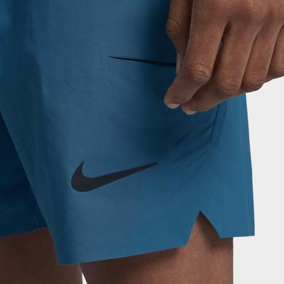 Nike Mens Court Flex Ace 7 Inch Shorts - Green Abyss/Black - main image