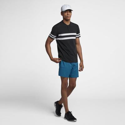 Nike Mens Court Flex Ace 7 Inch Shorts - Green Abyss/Black - main image