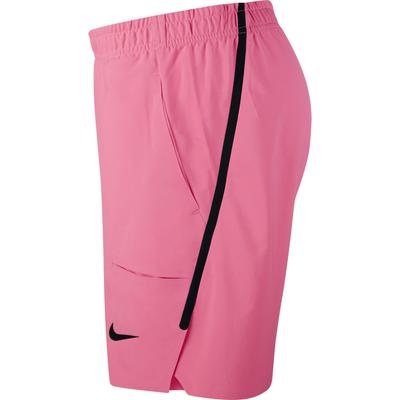 Nike Mens Court Flex Ace 7 Inch Shorts - Sunset Pulse/Black - main image