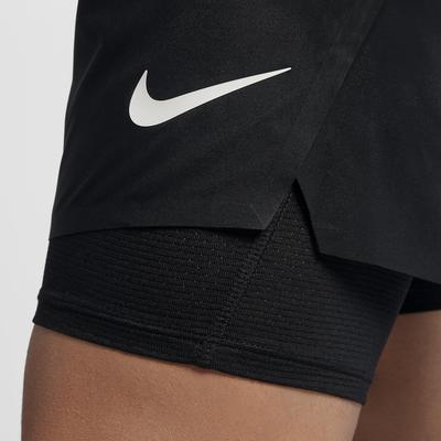 Nike Mens Flex Ace 7 Inch 2-in-1 Tennis Shorts - Black - main image