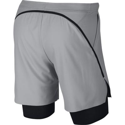 Nike Mens Flex Ace 7 Inch 2-in-1 Tennis Shorts - Grey/Black - main image