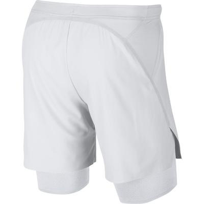 Nike Mens Flex Ace 7 Inch 2-in-1 Tennis Shorts - White/Gold - main image