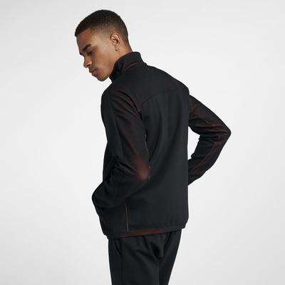 Nike Mens RF Tennis Jacket - Black/Lava Glow - main image