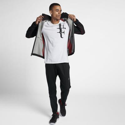 Nike Mens RF Tennis Jacket - Black/Lava Glow - main image