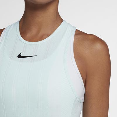 Nike Womens Zonal Cooling Slam Tank - Glacier Blue/White - main image