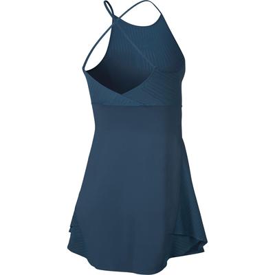 Nike Womens Maria Tennis Dress - Blue Force/Metallic Silver - main image