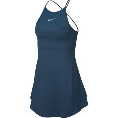 Nike Womens Maria Tennis Dress - Blue Force/Metallic Silver - main image
