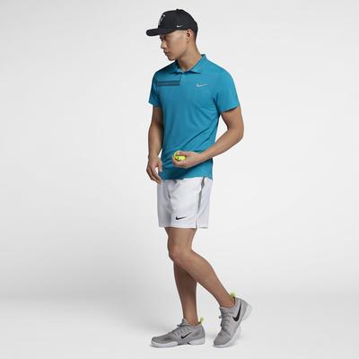 Nike Mens Zonal Cooling RF Advantage Polo - Force/Metallic Silver - main image