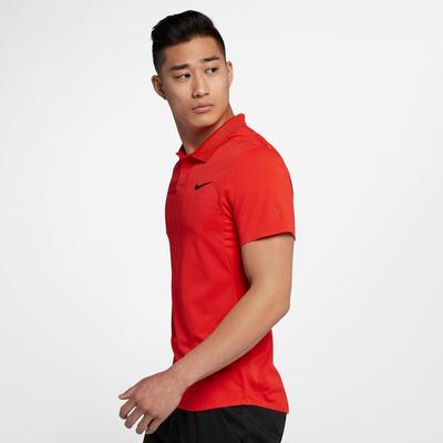 Nike Mens Zonal Cooling RF Advantage Polo - Habanero Red - main image