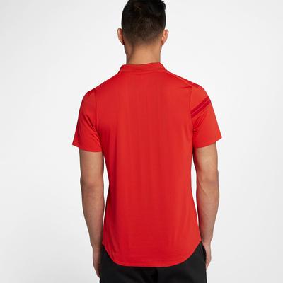 Nike Mens Zonal Cooling RF Advantage Polo - Habanero Red - main image